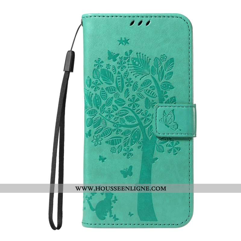 Housse Oppo Reno 14 5G / 14F 5G Arbre et Chat