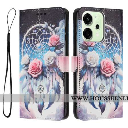 Housse Oppo Reno 14 5G / 14F 5G Attrape-Rêves Floral