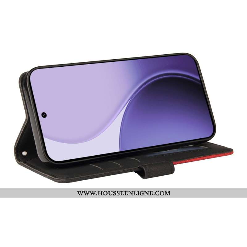 Housse Oppo Reno 14 5G / 14F 5G Bicolore Ligne Ondulée