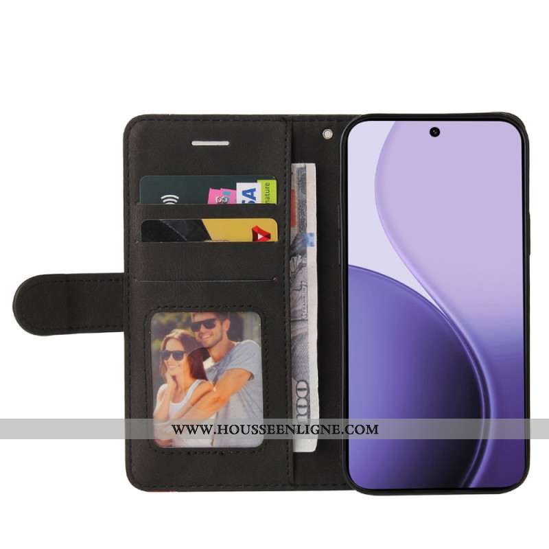 Housse Oppo Reno 14 5G / 14F 5G Bicolore Ligne Ondulée