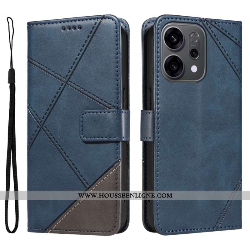 Housse Oppo Reno 14 5G / 14F 5G Bicolore Lignes