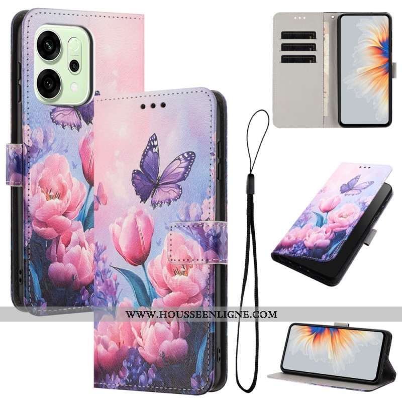 Housse Oppo Reno 14 5G / 14F 5G Floralie