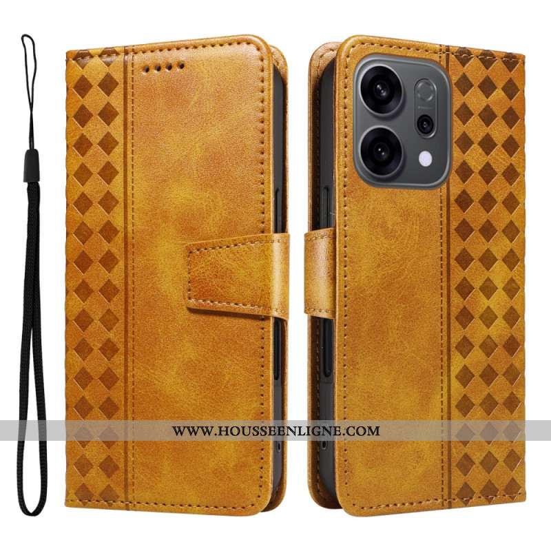 Housse Oppo Reno 14 5G / 14F 5G Frise Losanges