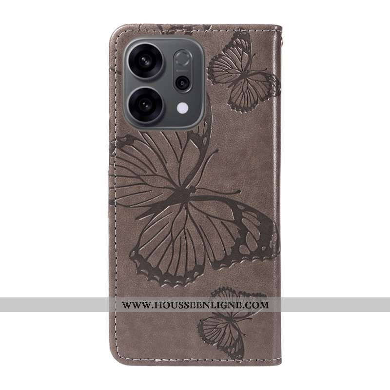 Housse Oppo Reno 14 5G / 14F 5G Papillons Géants