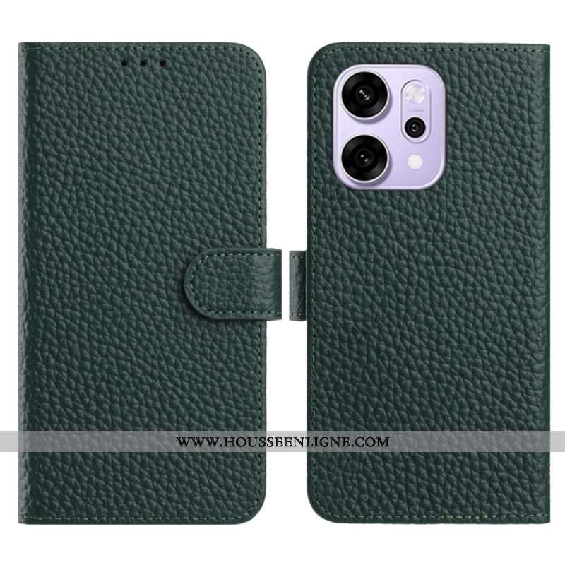 Housse Oppo Reno 14 5G Cuir Texturé