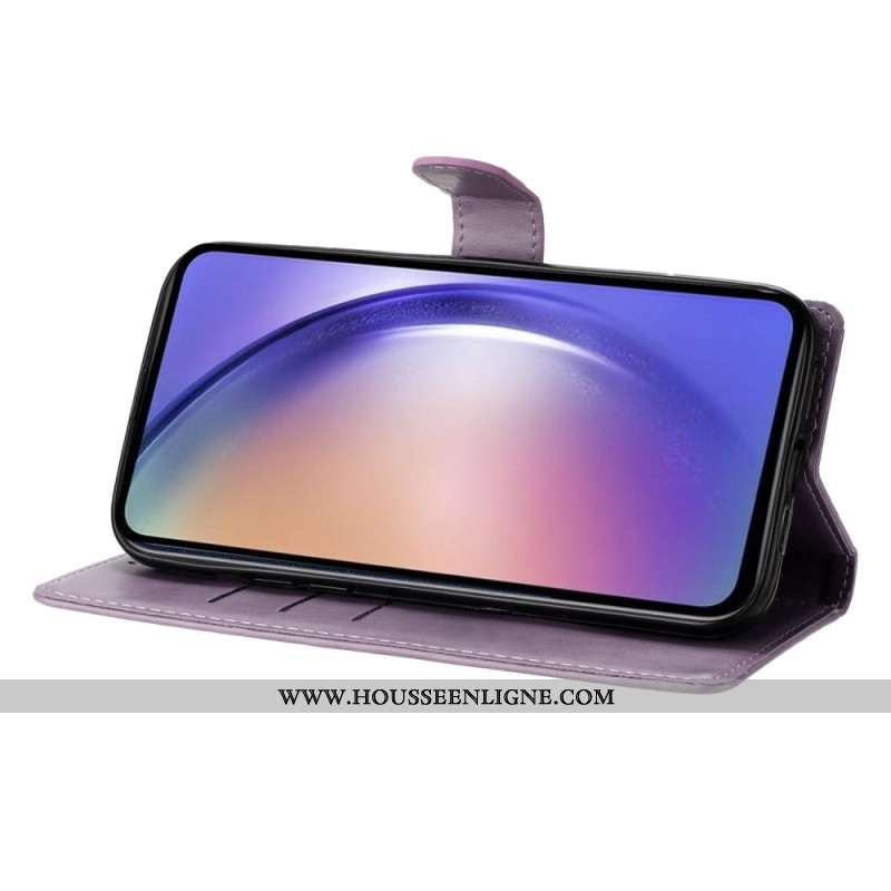 Housse Oppo Reno 14 5G Fleurs Gravées