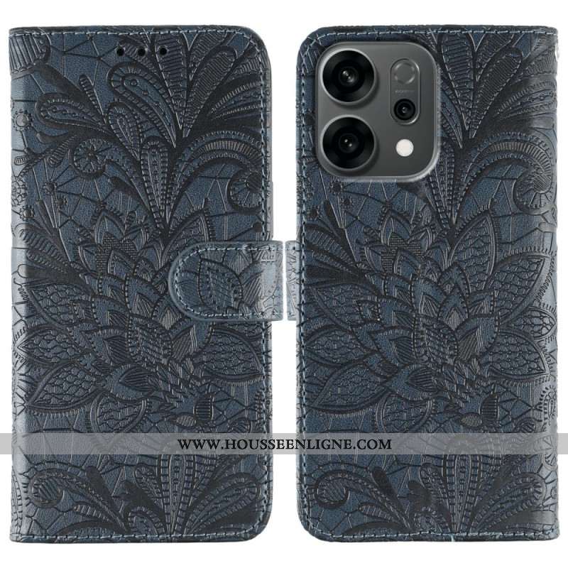 Housse Oppo Reno 14 5G Mandala Dentelle