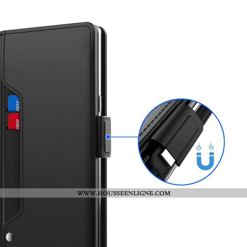 Housse Oppo Reno 14 5G Miroir et Porte-Cartes