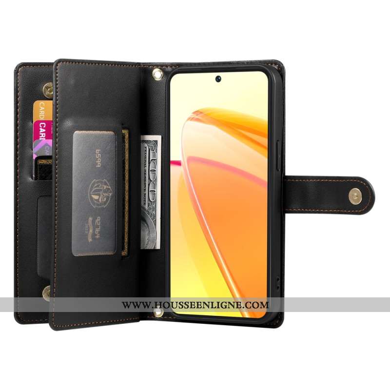 Housse Oppo Reno 14 5G Pochette Zippée et Sangles