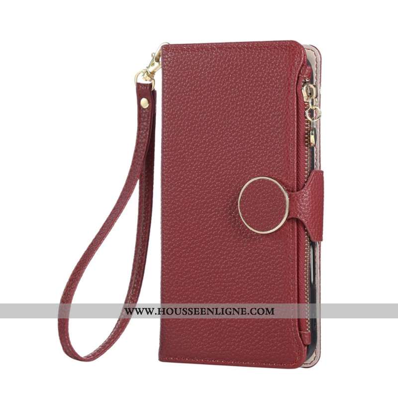 Housse Oppo Reno 14 5G Portefeuille Zippé