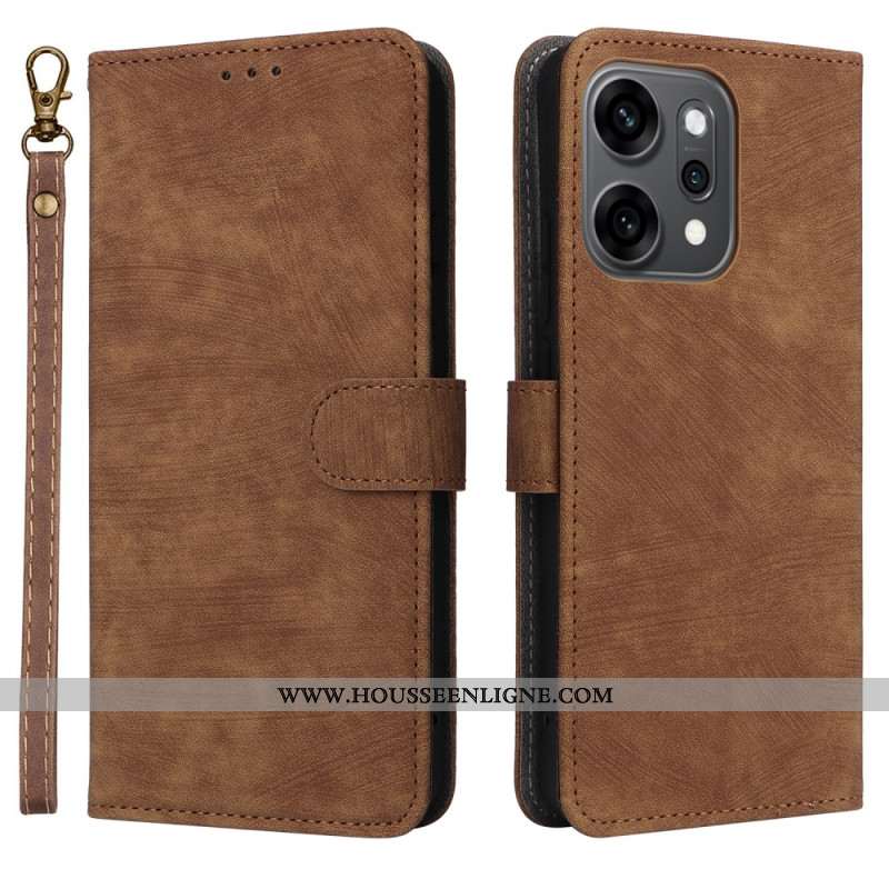 Housse Oppo Reno 14 5G Protection RFID Effet Daim