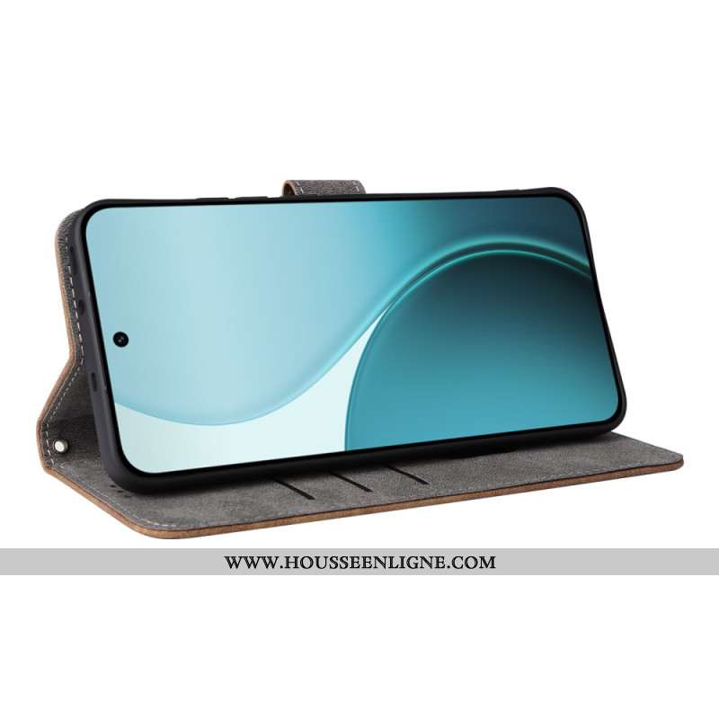 Housse Oppo Reno 14 5G Protection RFID Effet Daim