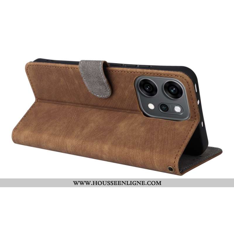 Housse Oppo Reno 14 5G Protection RFID Effet Daim