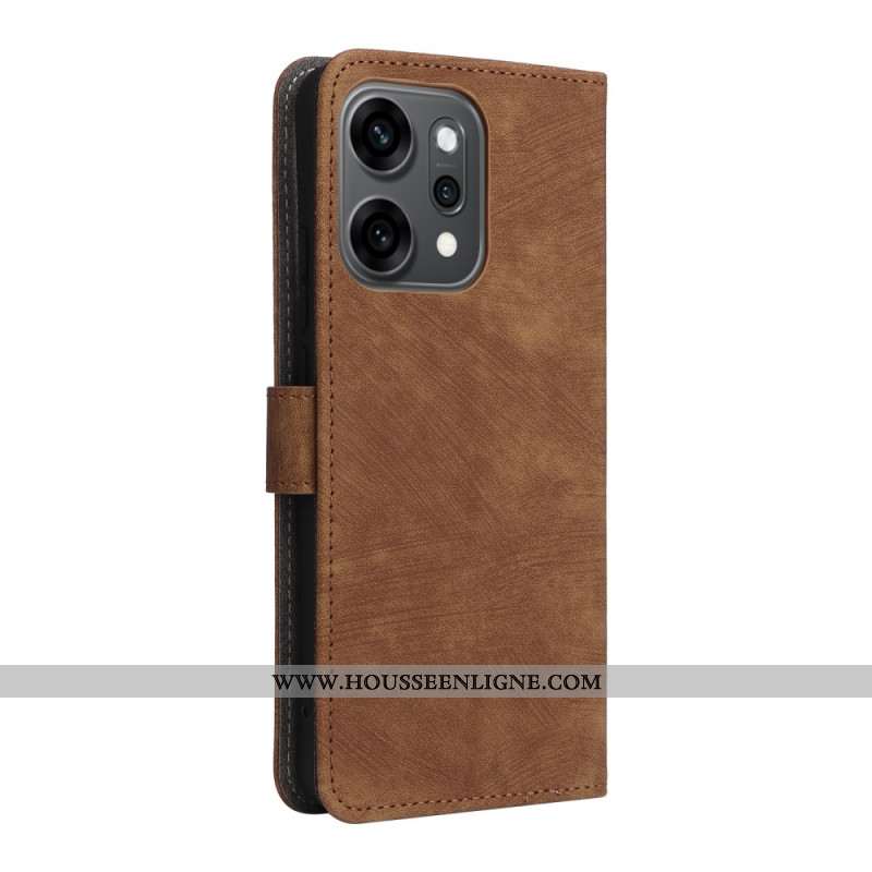 Housse Oppo Reno 14 5G Protection RFID Effet Daim