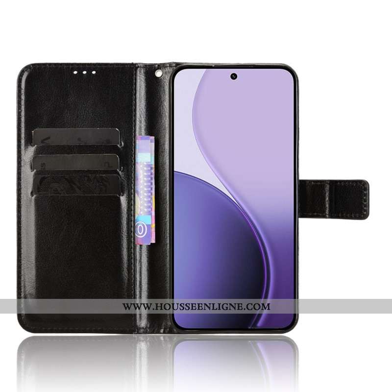 Housse Oppo Reno 14 5G Simili Cuir Flashy
