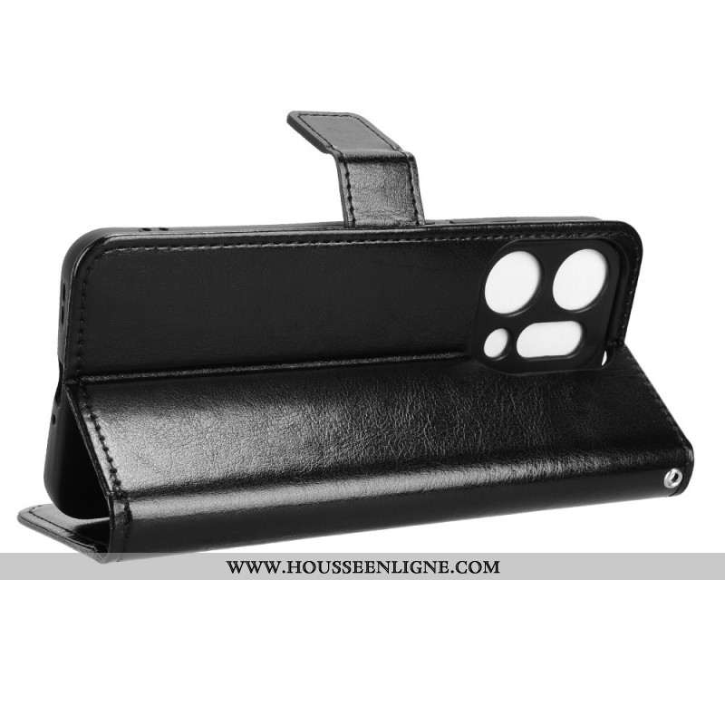 Housse Oppo Reno 14 5G Simili Cuir Flashy