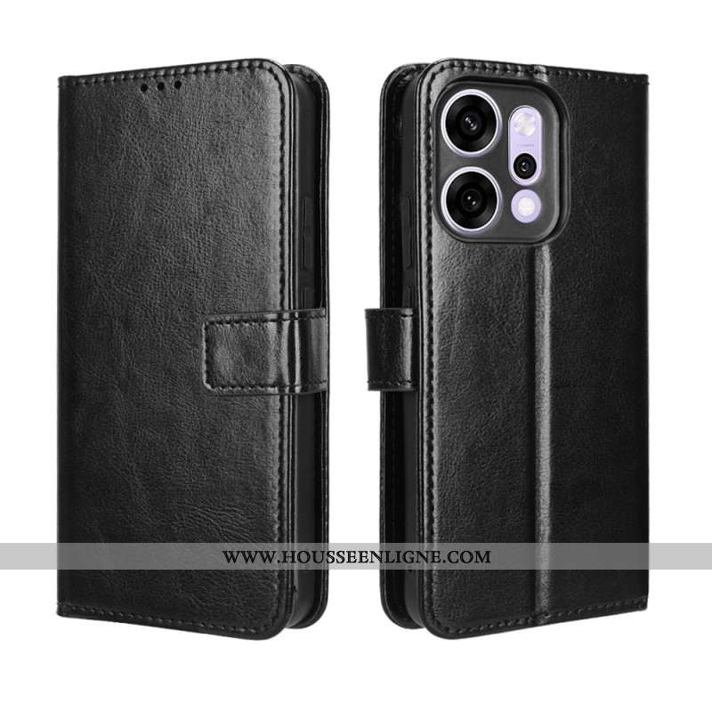 Housse Oppo Reno 14 5G Simili Cuir Flashy