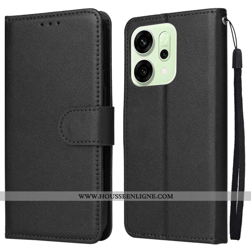 Housse Oppo Reno 14 5G Style Cuir Classique