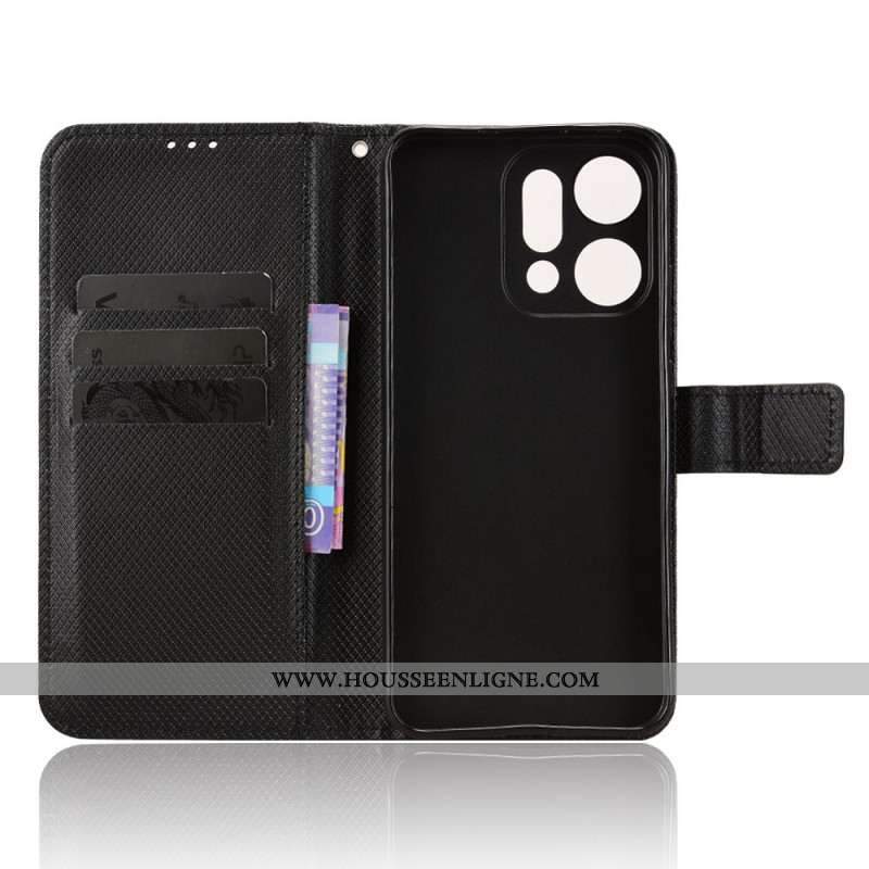 Housse Oppo Reno 14 5G Texture Diamants