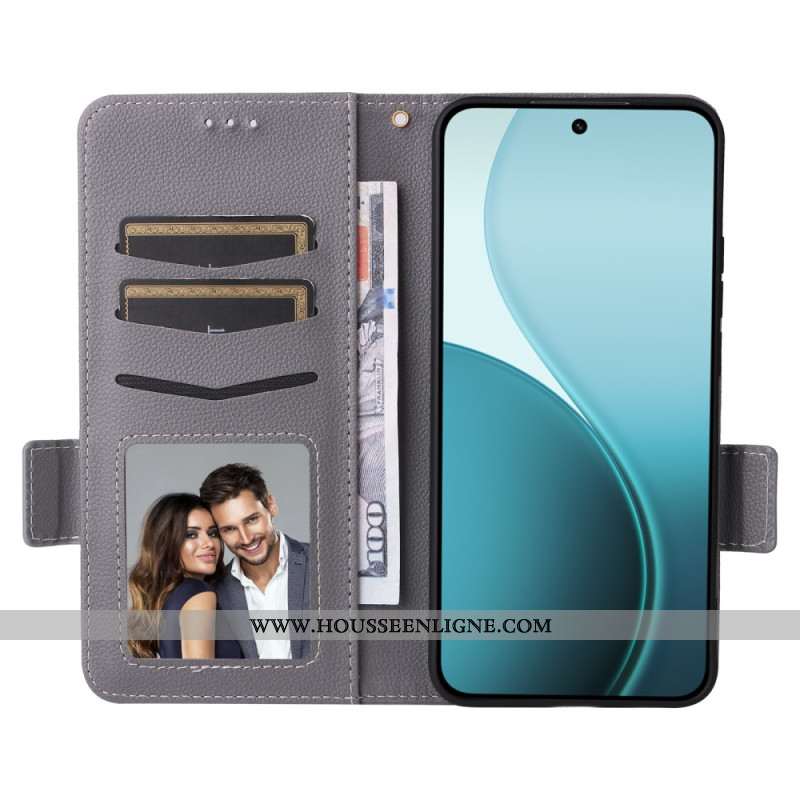 Housse Oppo Reno 14 5G Texturée avec Lanière