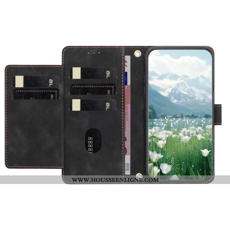 Housse Oppo Reno 14 F 5G Effet Daim Florale