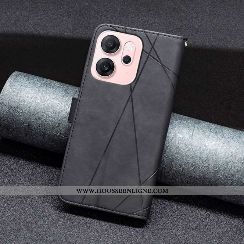 Housse Oppo Reno 14 F 5G Géométrie BINFEN COLOR