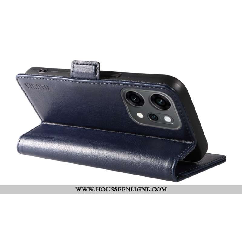 Housse Oppo Reno 14 Pro 5G Effet Cuir Givré YIKATU