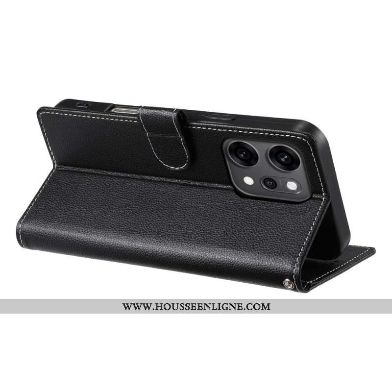 Housse Oppo Reno 14 Pro 5G Effet Cuir Uni