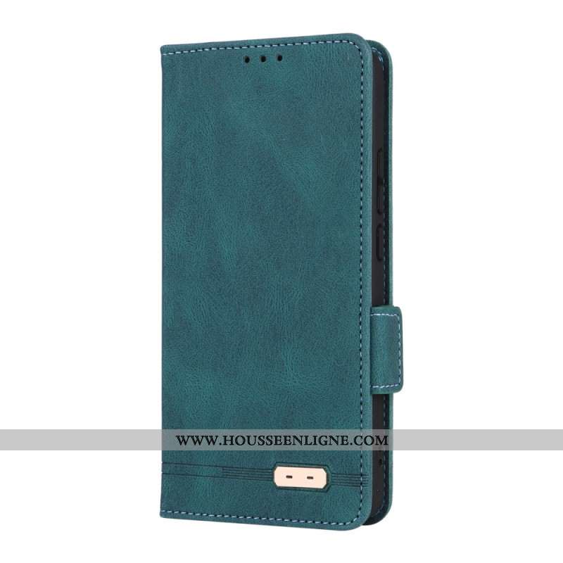 Housse Oppo Reno 14 Pro 5G Effet Daim Vintage