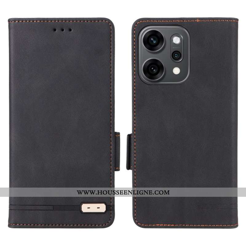 Housse Oppo Reno 14 Pro 5G Effet Daim Vintage