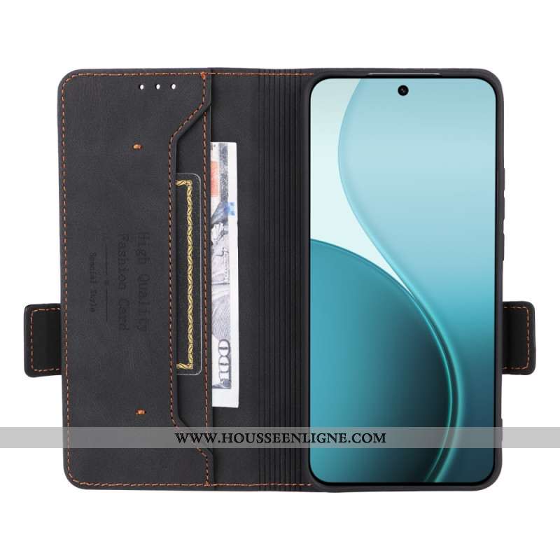 Housse Oppo Reno 14 Pro 5G Effet Daim Vintage