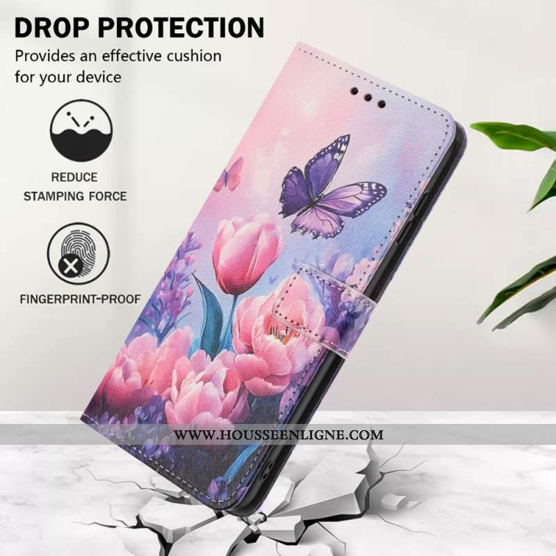Housse Oppo Reno 14 Pro 5G Florale