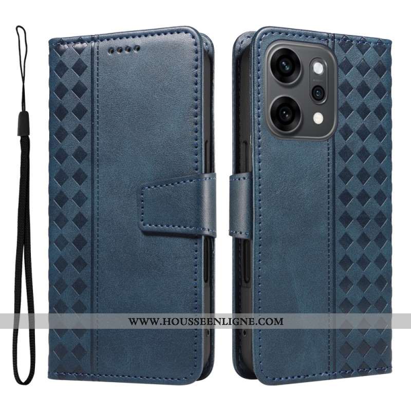 Housse Oppo Reno 14 Pro 5G Frise Losanges