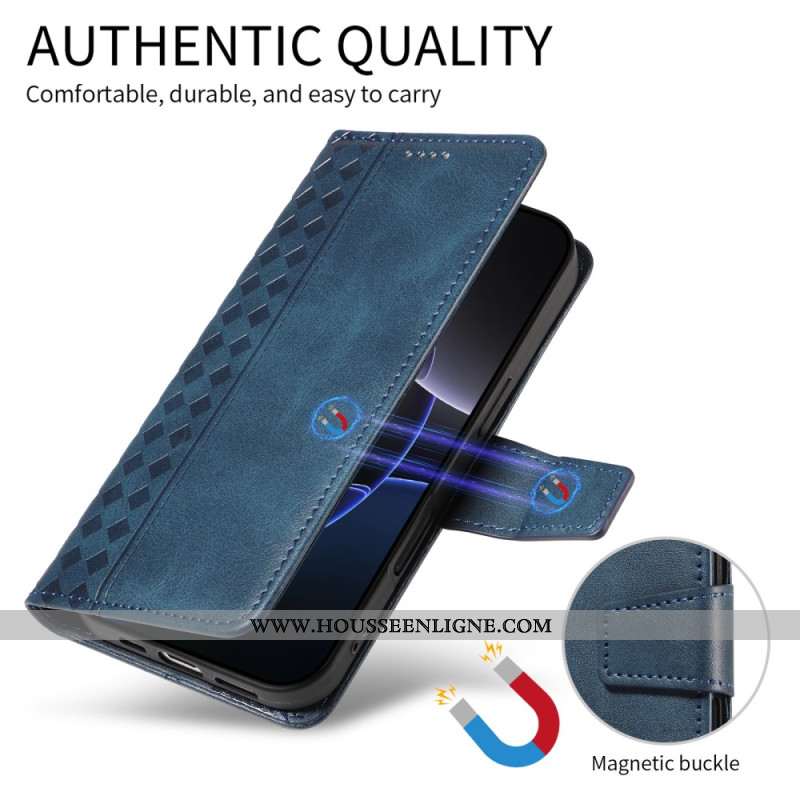 Housse Oppo Reno 14 Pro 5G Frise Losanges