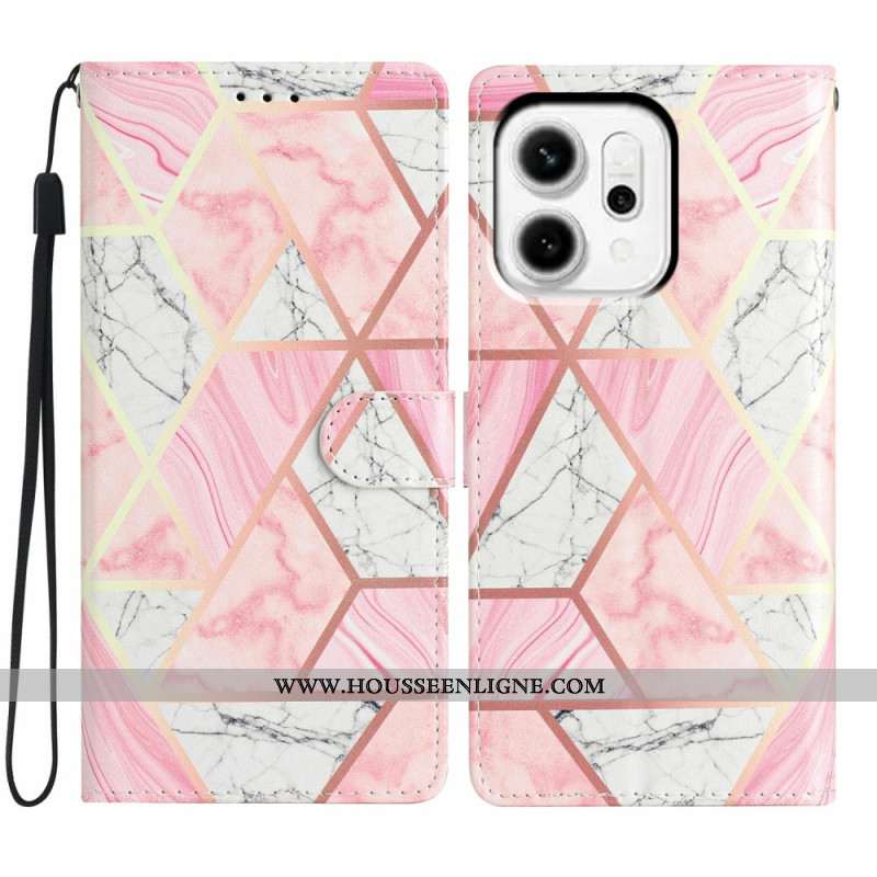 Housse Oppo Reno 14 Pro 5G Marbre Rose