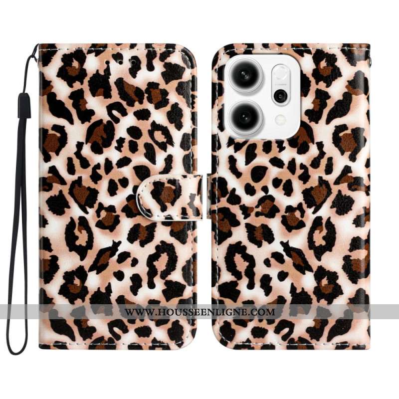 Housse Oppo Reno 14 Pro 5G Motif Léopard