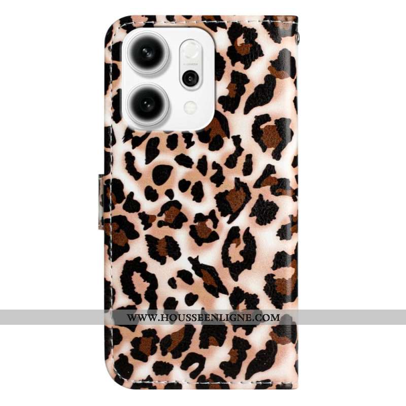 Housse Oppo Reno 14 Pro 5G Motif Léopard