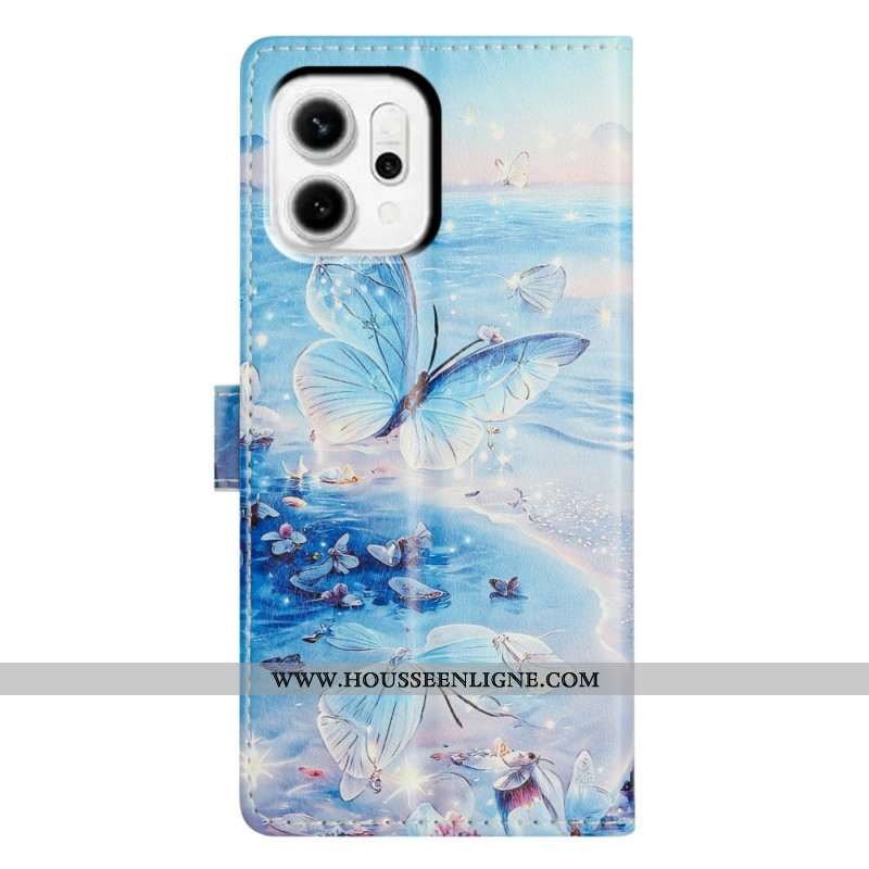 Housse Oppo Reno 14 Pro 5G Papillon Océan