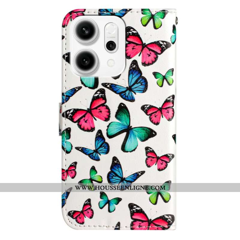 Housse Oppo Reno 14 Pro 5G Papillons Colorés