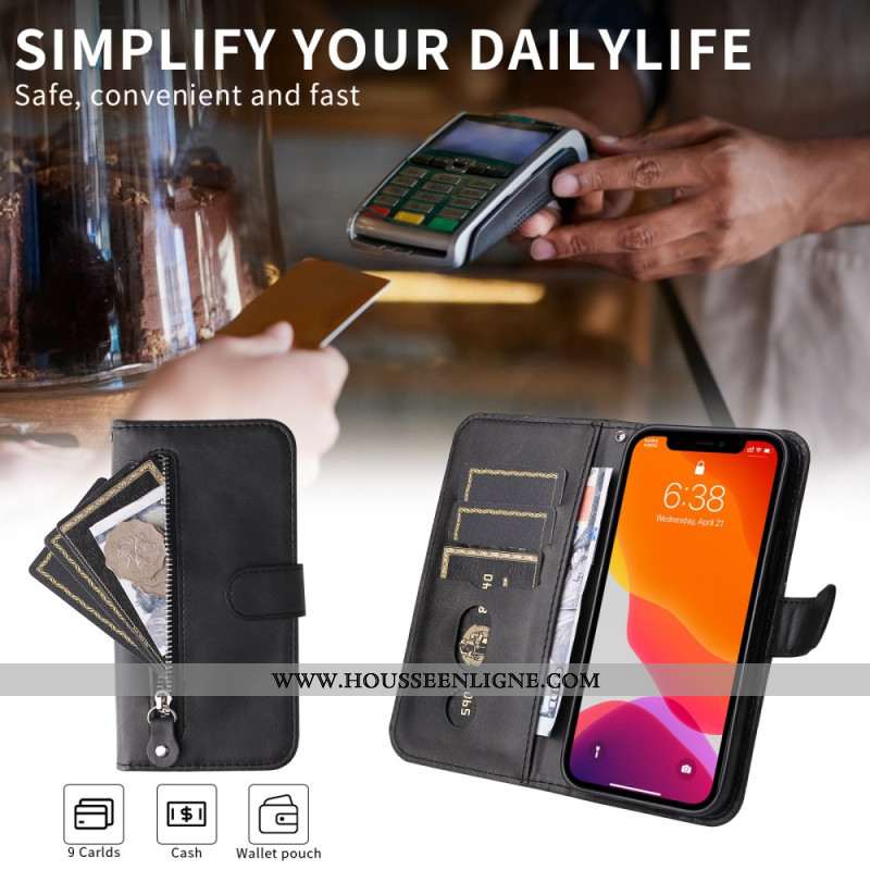 Housse Oppo Reno 14 Pro 5G Pochette Zippée