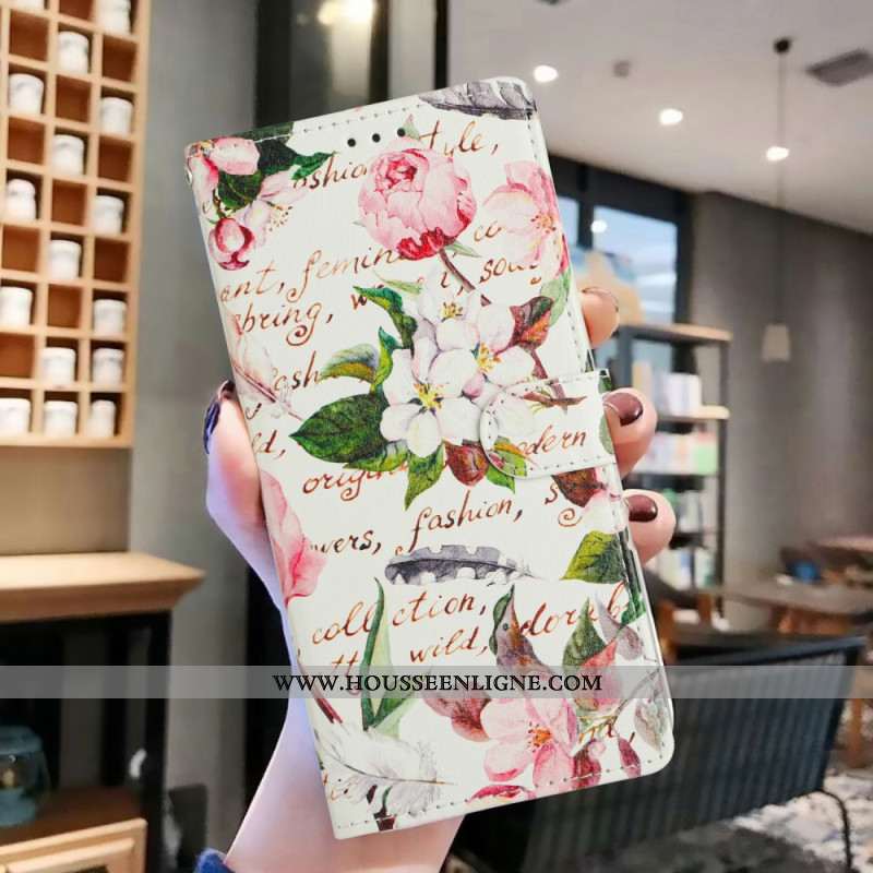 Housse Oppo Reno 14 Pro 5G Poème Floral