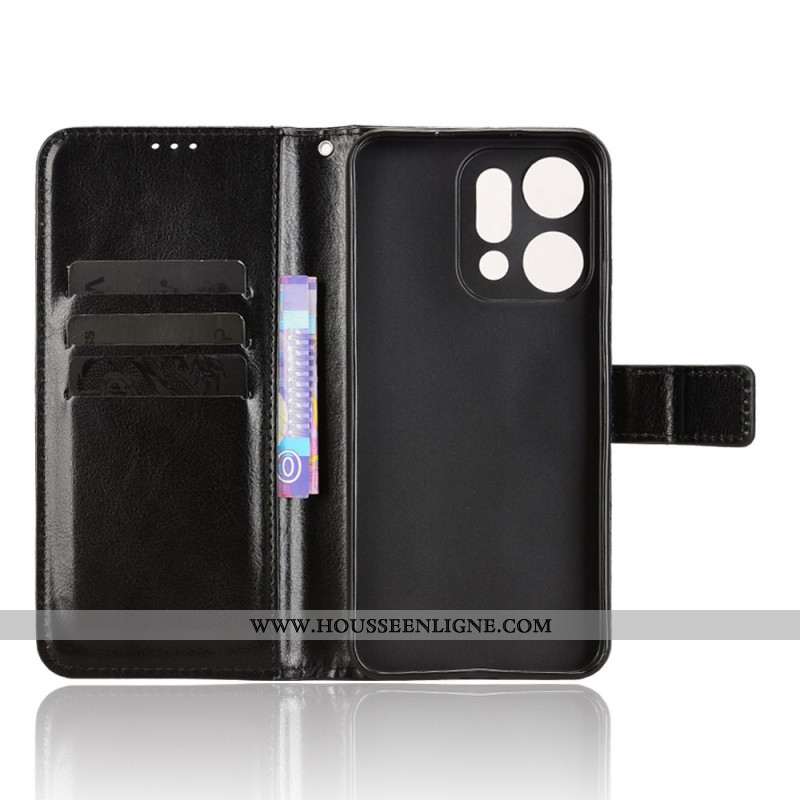 Housse Oppo Reno 14 Pro 5G Simili Cuir Flashy