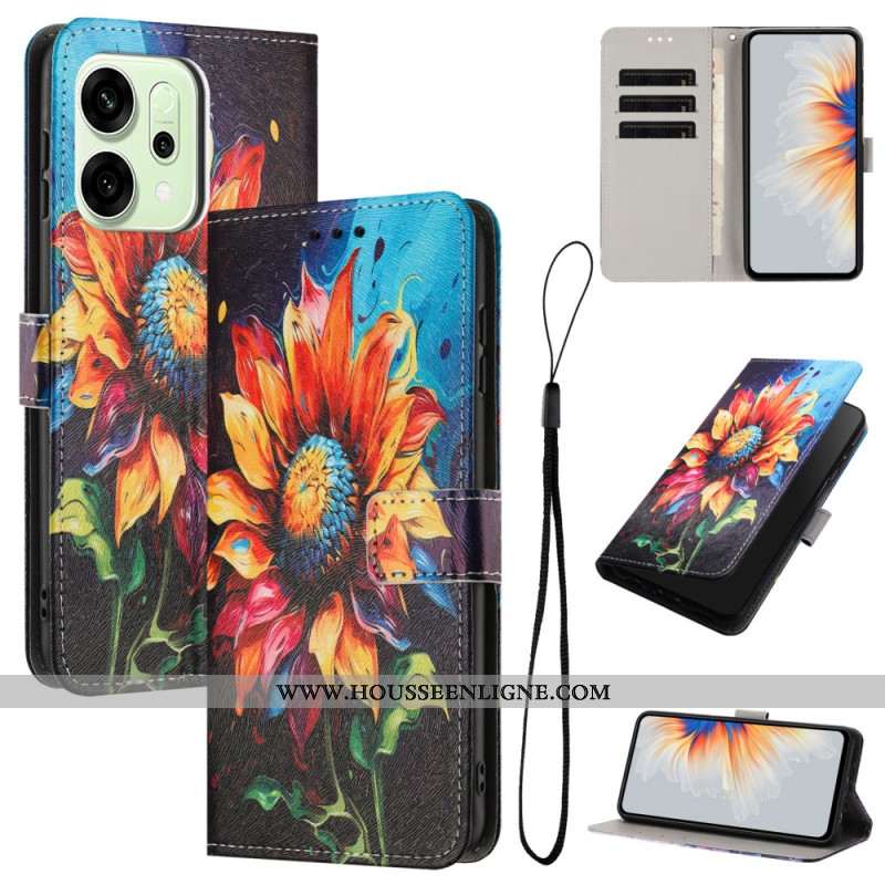 Housse Oppo Reno 14 Pro 5G Tournesol