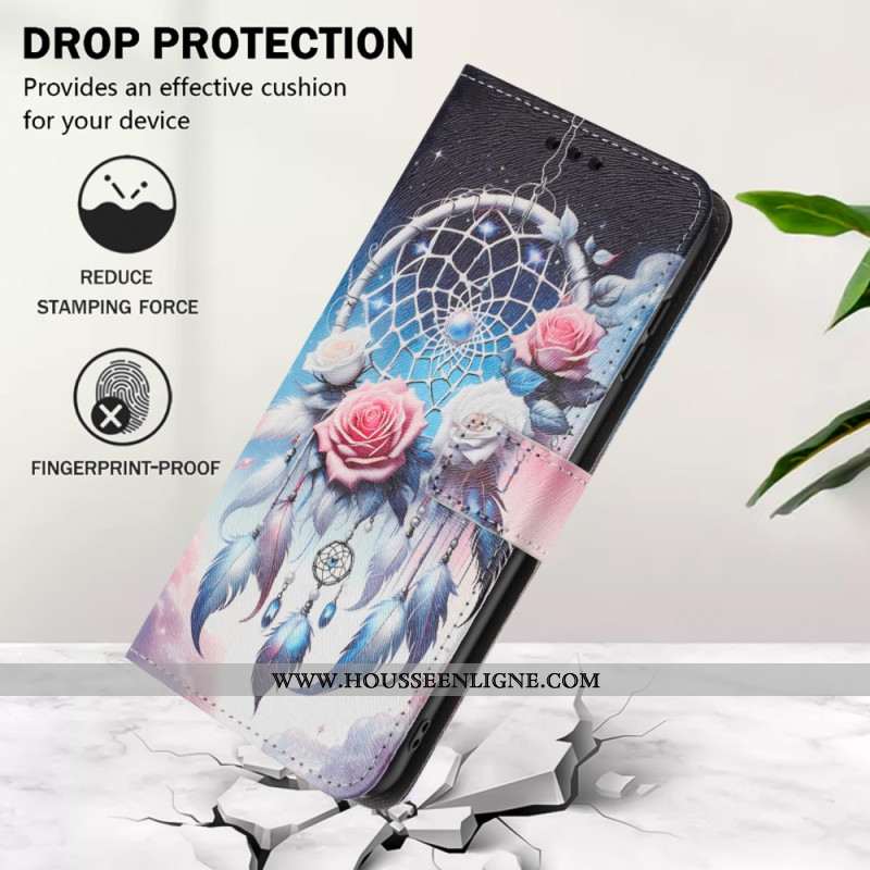 Housse Oppo Reno 14 Pro Attrape-Rêves Floral