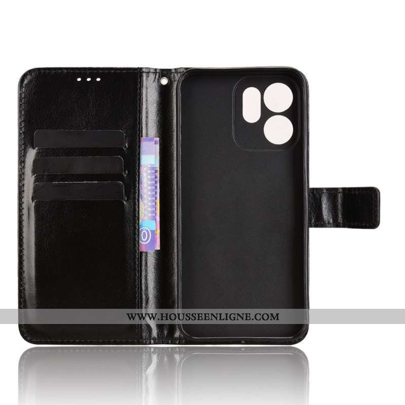 Housse Oppo Reno 14F 5G Simili Cuir Flashy