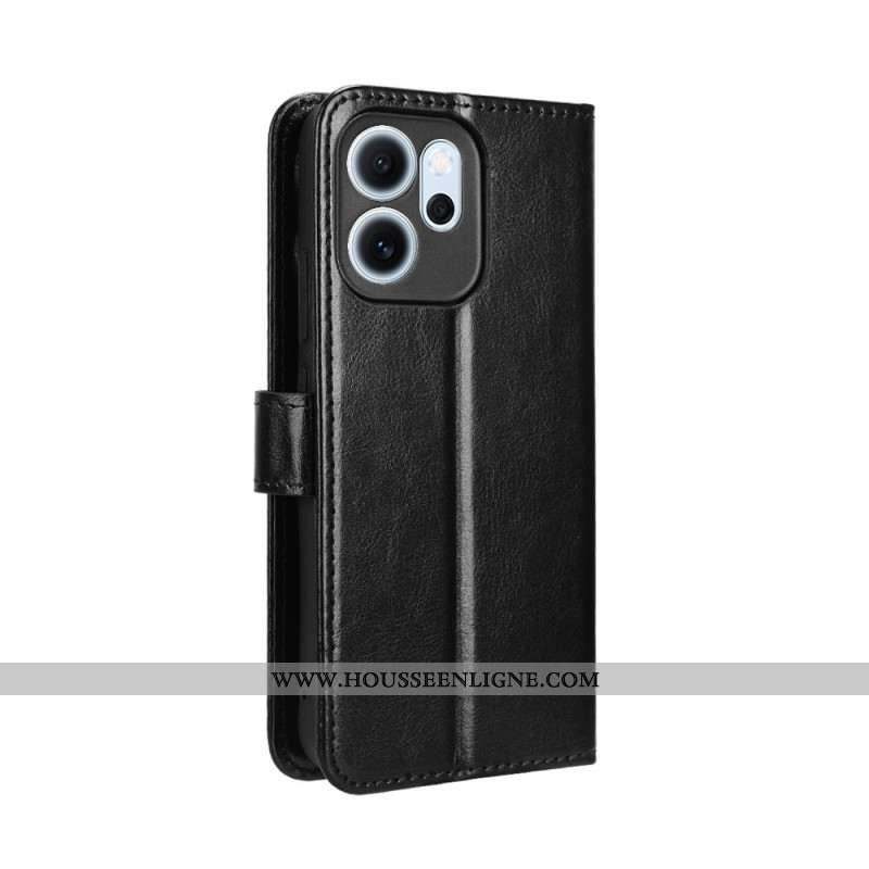 Housse Oppo Reno 14F 5G Simili Cuir Flashy