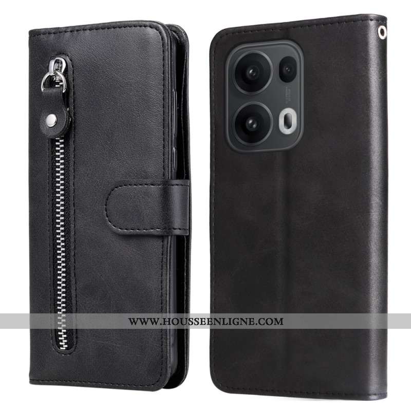 Housse Oppo Reno13 Pro 5G Pochette à Fermeture Éclair