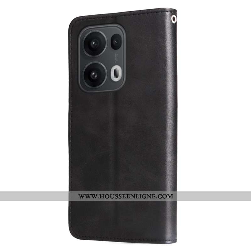 Housse Oppo Reno13 Pro 5G Pochette à Fermeture Éclair