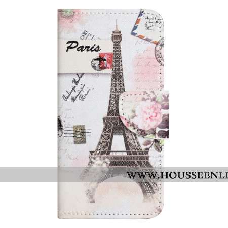 Housse Samsung Galaxy A17 4G / 5G / A16 5G / A26 5G Tour Eiffel Vintage