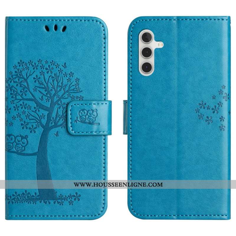 Housse Samsung Galaxy A17 4G / 5G / A26 5G Arbre et Hiboux
